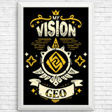 My Vision is Geo - Posters & Prints