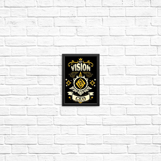 My Vision is Geo - Posters & Prints