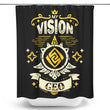 My Vision is Geo - Shower Curtain