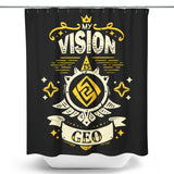 My Vision is Geo - Shower Curtain