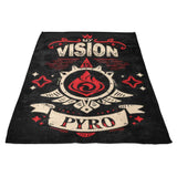 My Vision is Pyro - Fleece Blanket