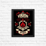 My Vision is Pyro - Posters & Prints
