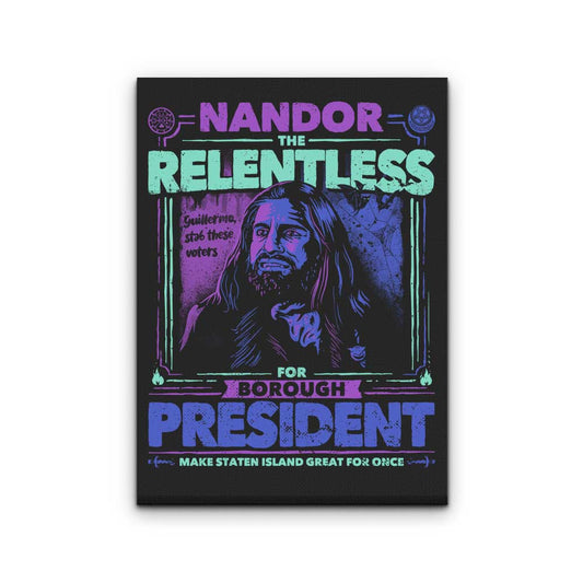 Nandor for President - Canvas Print