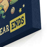 Nap Until the Year Ends - Canvas Print