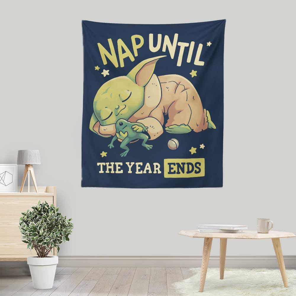 Nap Until the Year Ends - Wall Tapestry