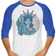 Nasty Lady Liberty - 3/4 Sleeve Raglan T-Shirt
