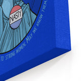 Nasty Lady Liberty - Canvas Print