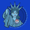 Nasty Lady Liberty - 3/4 Sleeve Raglan T-Shirt