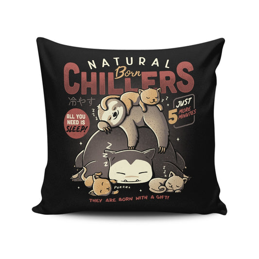 Natural Born Chillers - Throw Pillow
