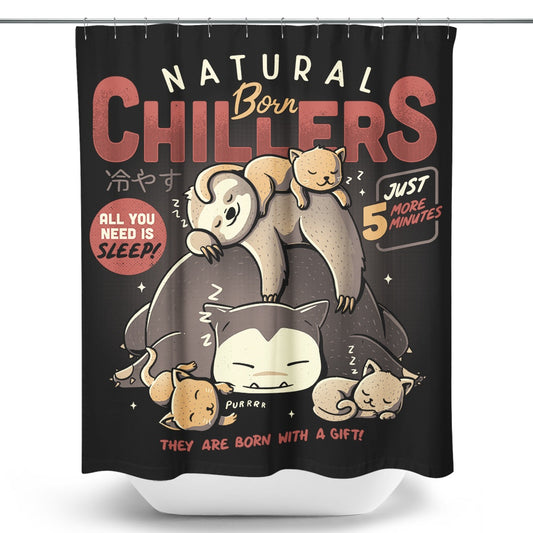 Natural Born Chillers - Shower Curtain