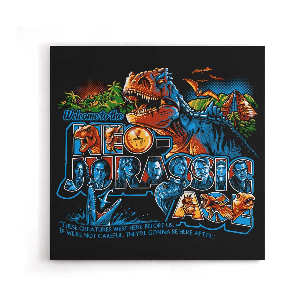 Neo Jurassic Age - Canvas Print