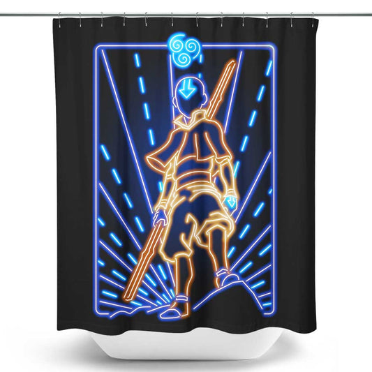 Neon Air - Shower Curtain
