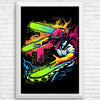 Neon Chainsaw - Posters & Prints
