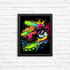 Neon Chainsaw - Posters & Prints