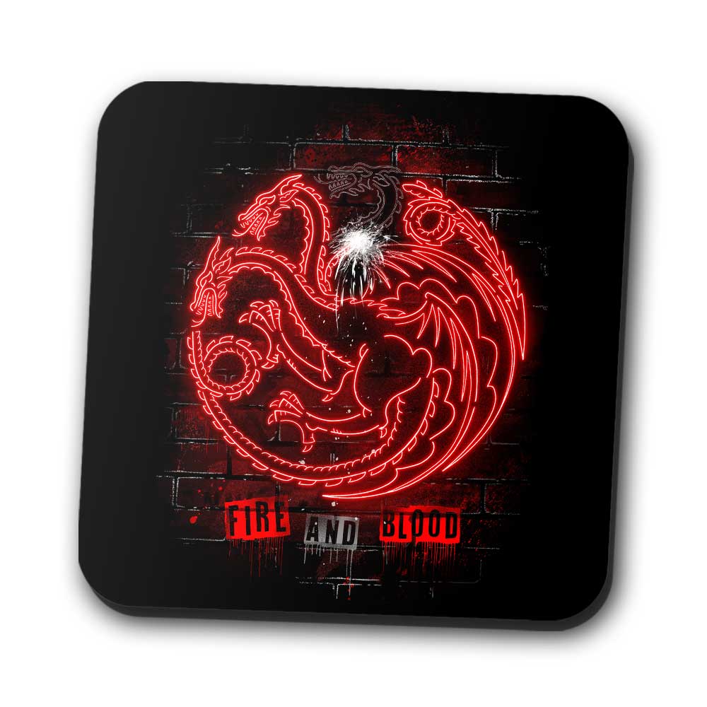 Neon Dragons - Coasters