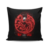 Neon Dragons - Throw Pillow
