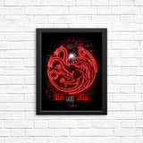 Neon Dragons - Posters & Prints