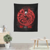 Neon Dragons - Wall Tapestry