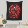 Neon Dragons - Wall Tapestry