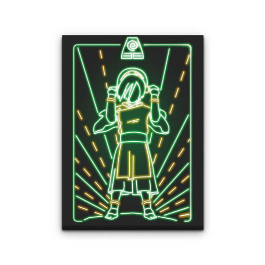 Neon Earth - Canvas Print