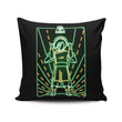 Neon Earth - Throw Pillow