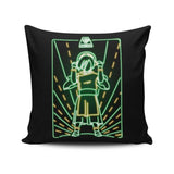 Neon Earth - Throw Pillow
