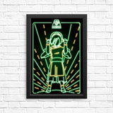 Neon Earth - Posters & Prints