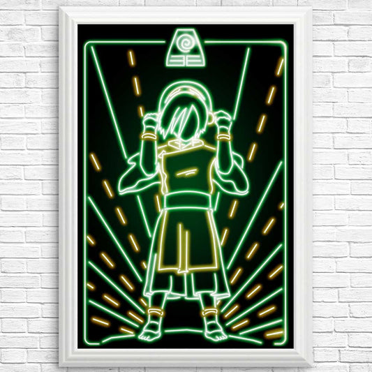 Neon Earth - Posters & Prints