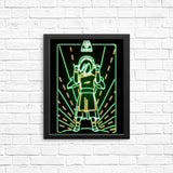 Neon Earth - Posters & Prints