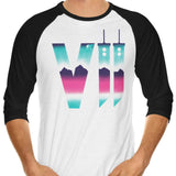Neon Fantasy VII - 3/4 Sleeve Raglan T-Shirt