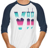 Neon Fantasy VII - 3/4 Sleeve Raglan T-Shirt