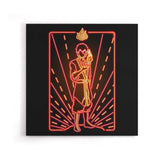 Neon Fire - Canvas Print