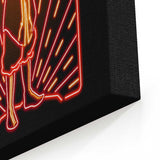 Neon Fire - Canvas Print