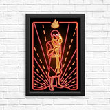 Neon Fire - Posters & Prints