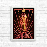 Neon Fire - Posters & Prints