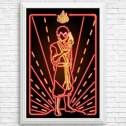 Neon Fire - Posters & Prints