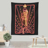 Neon Fire - Wall Tapestry