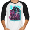 Neon Fury - 3/4 Sleeve Raglan T-Shirt