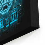 Neon Ice King - Canvas Print