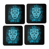 Neon Ice King - Coasters