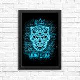 Neon Ice King - Posters & Prints