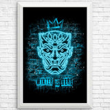 Neon Ice King - Posters & Prints