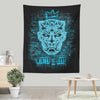 Neon Ice King - Wall Tapestry