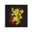Neon Lion - Canvas Print