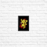 Neon Lion - Posters & Prints