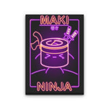 Neon Maki-Ninja - Canvas Print