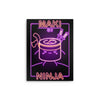Neon Maki-Ninja - Metal Print