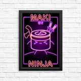 Neon Maki-Ninja - Posters & Prints