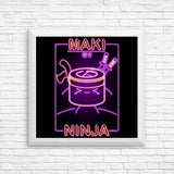 Neon Maki-Ninja - Posters & Prints