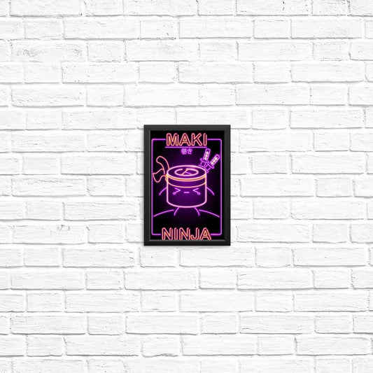 Neon Maki-Ninja - Posters & Prints